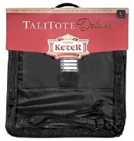 Tallis Tote Deluxe Leather Look Rain Proof Clear Front Large