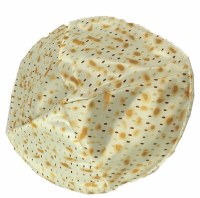 Kippah Designed with Matzah Print 6"