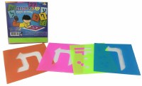 Plastic Stencil of the Alef Bais Regular Font 6"