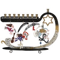 Wedding Candle Menorah by Karen Rossi