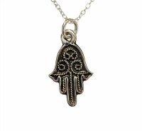 Silver Chamsa Necklace #MJB9001CC