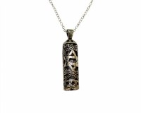 Silver Mezuzah Necklace #MJBN15946BC