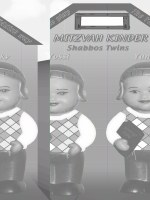 Mitzvah Kinder Twin Boys Dressed for Shabbos 2 Piece Play Set