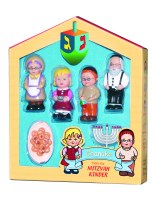 Mitzvah Kinder Chanukah Mentchees 6 Piece Playset
