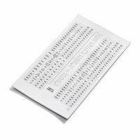 Faux Leather Zemanim Magnet Monsey 2025