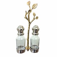 Salt and Pepper Set Leaf Design