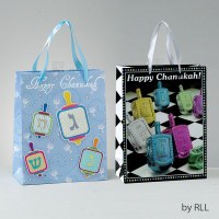 Medium Chanukah Gift Bags - 2 Assorted Styles