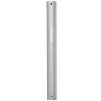 Mezuzah Metal Silver Curved and Sandblasted 12cm
