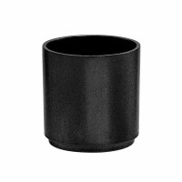 Yair Emanuel Anodized Aluminum Tea Light Single Candle Holder Modular Stackable Black