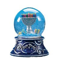 Musical Water Globe Plays Maoz Tzur