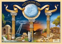 Laminated Sukkah Poster Maase Avos Siman Labanim