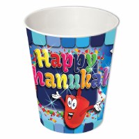 "Happy Chanukah" Themed Paper Hot Cup 10 Pack