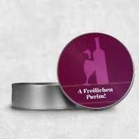 Mishloach Manos Tin A Freilichen Purim Design