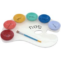 Seder Plate Ceramic Painter Palette