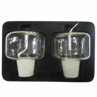 Fillable Paraffin Bulbs - 2 Pack Set - Round