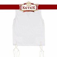 Perf-Tzit Undershirt Tzitzis Keter V-Neck Size 2 Ashkenazi Meyuchad