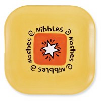 Yellow Nibbles/Noshes Plate
