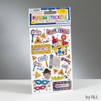 4" X 6" Prismatic Purim Stickers