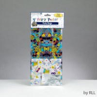 Purim Cellophane Party Bags with Twist Ties 12/Pkg
