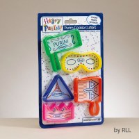 Purim Cookie Cutters - Set of 5