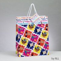 Purim Gift Bag with Gift Tag Potpourri Design