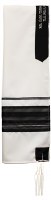 Tallis Viscose Black & Silver #RGTM108