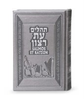 Tehillim with Spanish Translation Medium Size Silver [Hardcover]
