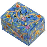 Yair Emanuel Birds Design Besamim Holder with Cloves