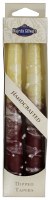 Safed Taper Candles 2 Pack 7.5" - Classic Maroon