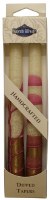 Safed Taper Candles 2 Pack 7.5" - Gold Cream