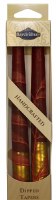 Safed Taper Candles 2 Pack 10" - Gold Maroon