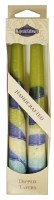 Safed Taper Candles 2 Pack 7.5" - Harmony Zayit/Olive