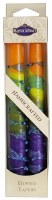 Safed Taper Candles 2 Pack 7.5" - Rainbow Orange