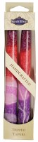 Safed Taper Candles 2 Pack 7.5" - Fantasy Maroon