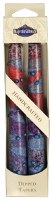 Safed Taper Candles 2 Pack 10" - Sunrise Purple