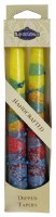 Safed Taper Candles 2 Pack 7.5" - Sunrise Yellow