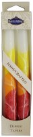 Safed Taper Candles 2 Pack 7.5" - White Yellow