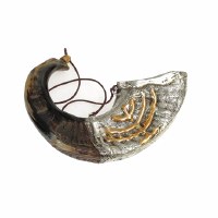 Annointing Oil Shofar Assorted Designs Single Piece 11.5"