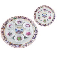 Seder Plate 7 pc Exodus