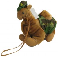 Stuffed Camel Israeli Army Shirt and Cap