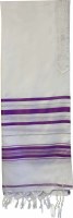 Tallit Acrylic #24 Lavender Silver