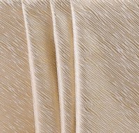 Jacquard Tablecloth Avalon Gold Wavy Pattern 70" x 180"