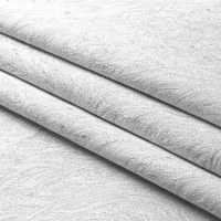 Jacquard Tablecloth White Circle Swirl Pattern 54" x 72"