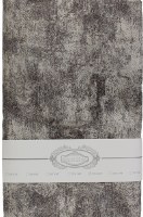 Jacquard Tablecloth Ivory Grey Gold Abstract Pattern 54" x 72"
