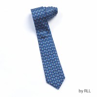 Silk Chanukah Tie "Many Menorahs" in Gift Box