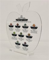 Lucite Rosh Hashana Simanim Tabletop Decoration Apple Shape