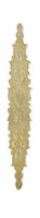 Mezuzah Case 24K Gold Plated Delicate Filigree Design 12cm