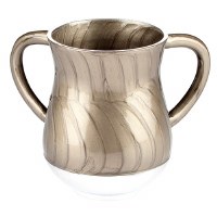 Aluminum Washing Cup Elegant Design Grey
