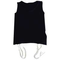 VestTzit Cotton Undershirt Tzitzis Black Size Small Ashkenazi Meyuchad
