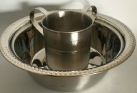Wash Cup and Bowl Stainless Steel "Netillas Yadayim" Set